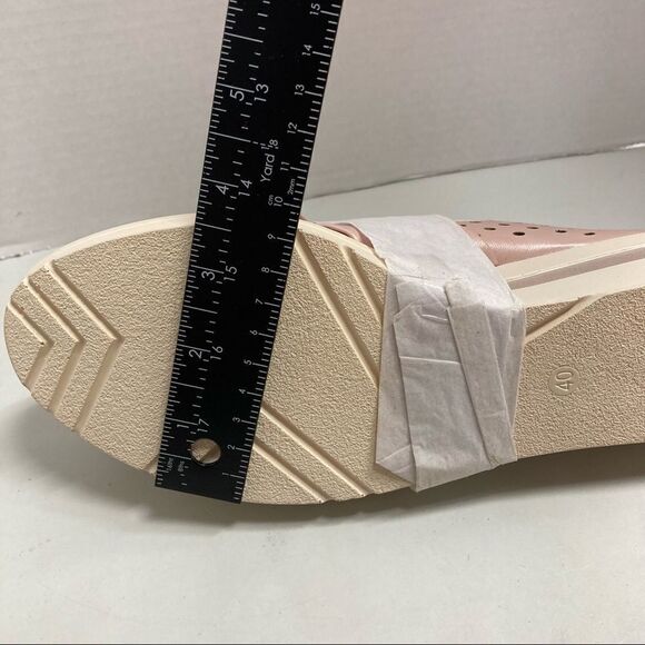 Summer Bowknot Sneakers Peach/Pink Size 40 US Size 9-9.5 New Without Tags - Picture 6 of 11